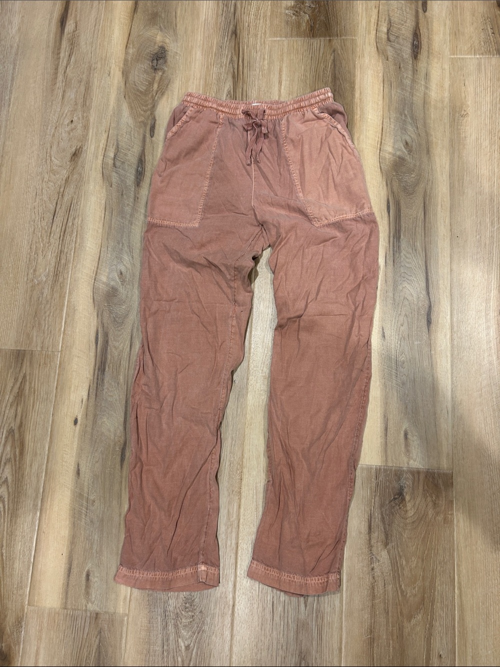 Billabong Rust Pink Drawstring Jogger Pants